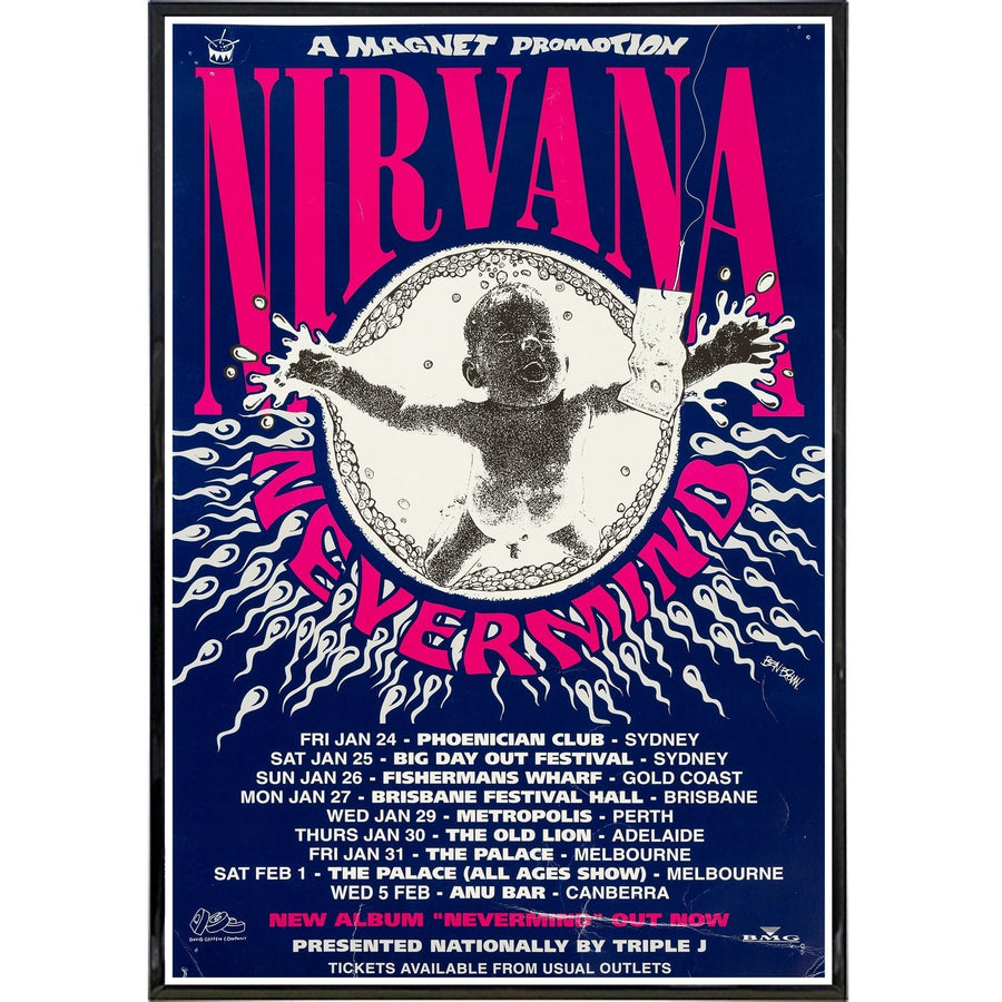 Nirvana Show Poster Print