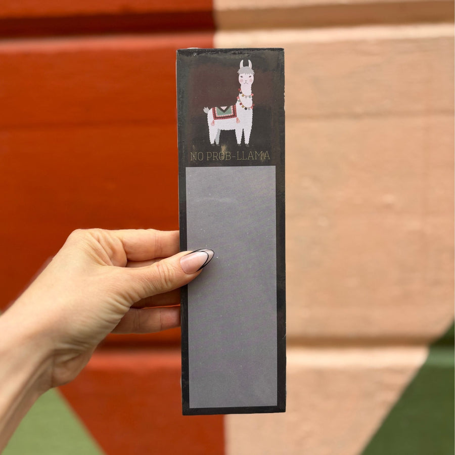 No Prob-Llama Magnetic List Pad Navy Blue | 9.5