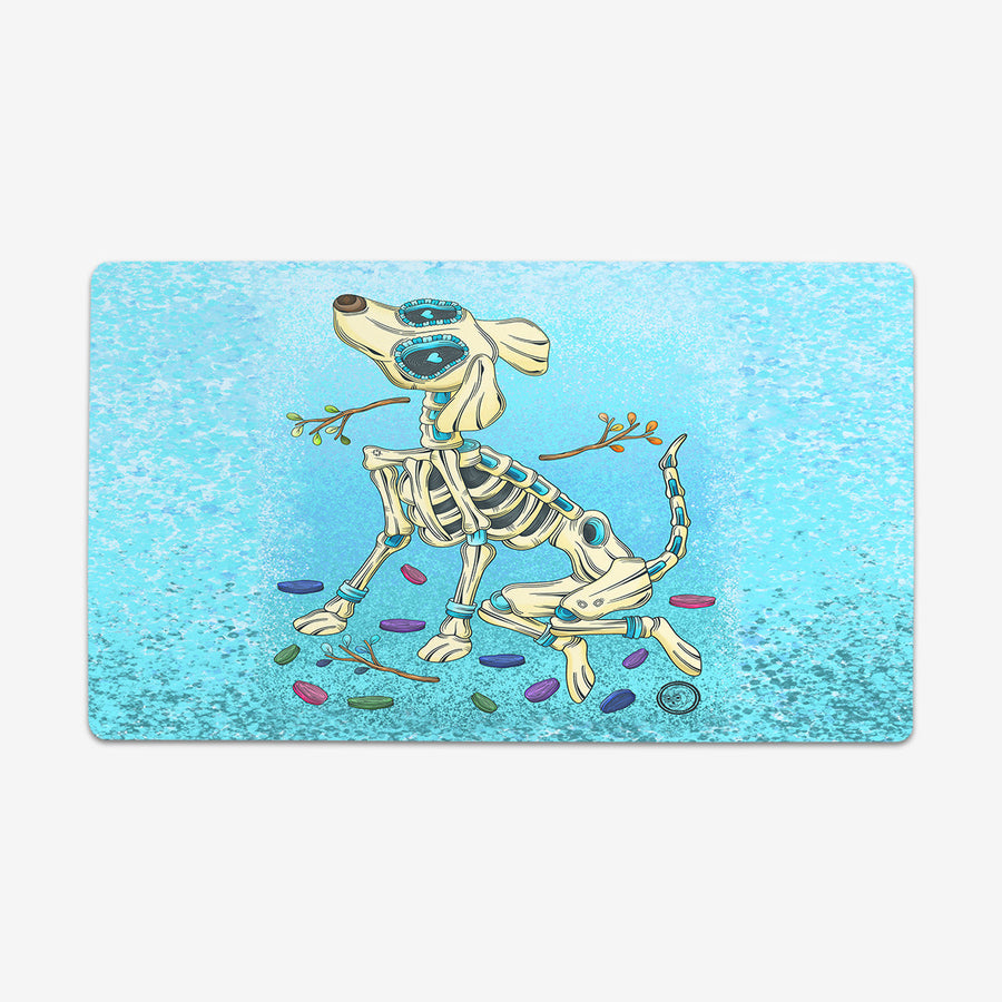 Skeleton Labrador Playmat