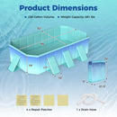 Portable Above Ground Swimming Pool with 24 Wall Panels