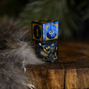 Nordic Black Labradorite Stone Dice Set - Dice Around the World Collection