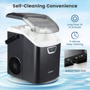 Nugget Ice Maker Countertop with Audible Ice Full Alarm