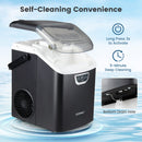 Nugget Ice Maker Countertop with Audible Ice Full Alarm