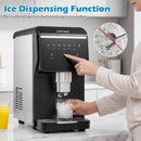 Nugget Ice Maker with Self Dispensing 80 LBS Per Day Chewable Pellet Ice Machine