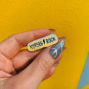 Nurses Rock Enamel Pin on Gift Card for Lapel, Backpack, Purse, Lanyard, Jacket