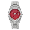 Men's Diamond Calendar Quartz Watch