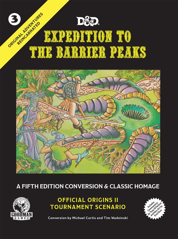 GMG Original Adventures Reincarnated #3: Expedition to the Barrier Peaks (5E Adventure, Hardback)