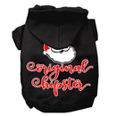 Christmas Pet Dog & Cat Hoodie Screen Printed, "Original Hipster"