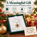 Personalized Photo Projection Bell and Snowflake Ornament