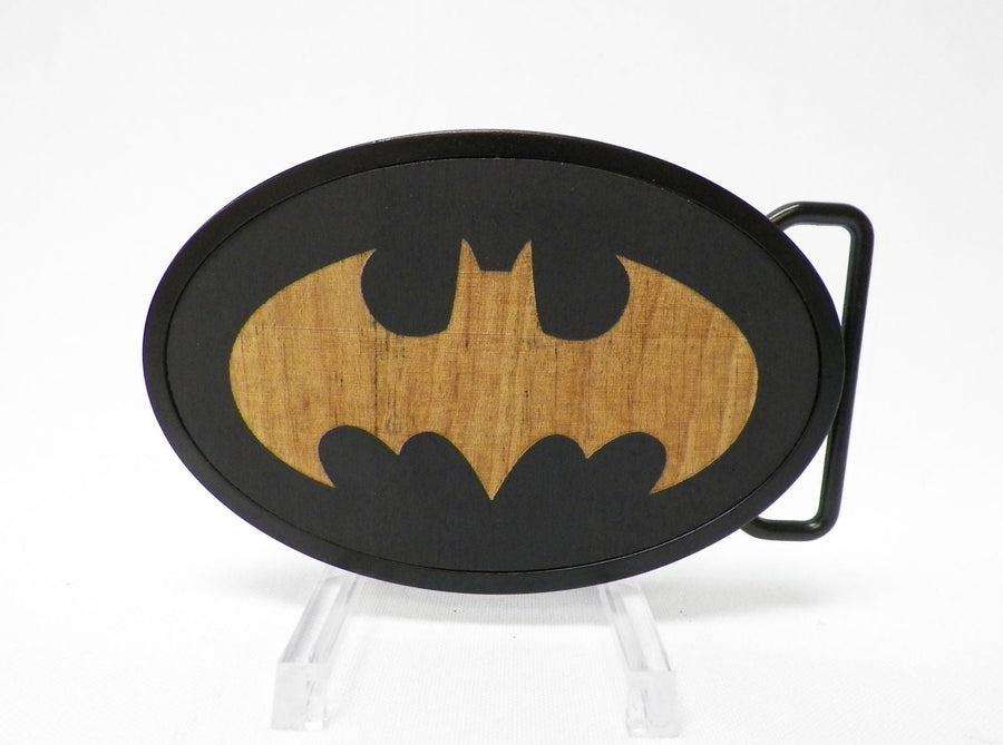 Batman Framed GW Black - Chrome Oval Rock Star Buckle