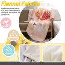 Personalized Kawaii Fruit Blanket | Custom Name Gift Kawaii Throw | Peach, Grapes, Strawberry
