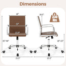 Height Adjustable Office Chair with Rocking Backrest