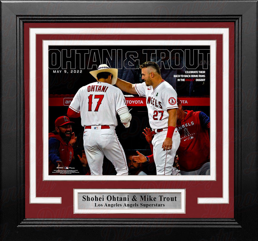 Shohei Ohtani & Mike Trout Los Angeles Angels of Anaheim 8