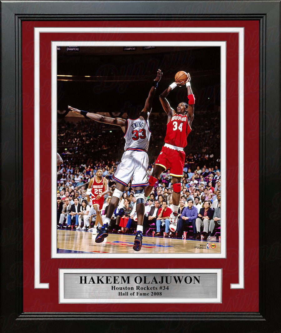 Hakeem Olajuwon in Action Houston Rockets 8