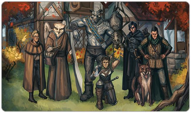 Merry Band of Adventurers Playmat