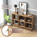 Open-Back Bookshelf with Drawer for Study