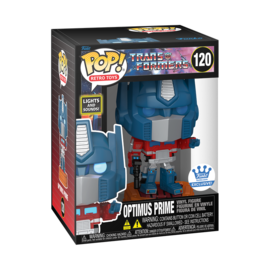 Pop! Retro Toys Deluxe: Transformers - Optimus Prime *Lights and Sounds* (Funko Shop Exclusive)