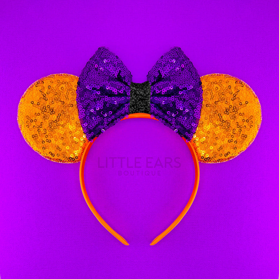 Orange Halloween Ears