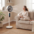 Oscillating Pedestal Fan with Remote and 8 Speeds