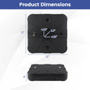 Outdoor Cantilever Umbrella Base Square Water and Sand Fillable Base