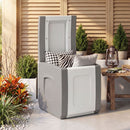 Outdoor Deck Box with Lid for Packages and Garden