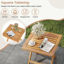Outdoor Folding Side Table for Small Space and Garden