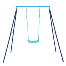 Outdoor Heavy Duty Metal Toddler Swing Set with Stand