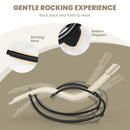 Outdoor Rocking Lounge Chair with Removable Headrest