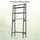 3-Tier Over The Toilet Storage Shelf with Adjustable Bottom Bar