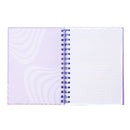 Overthinker Spiral Bound Notebook | Reflective Cover Journal | Retro Violet