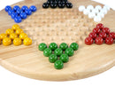 Board Game -  Wood Round Chinese Checkers