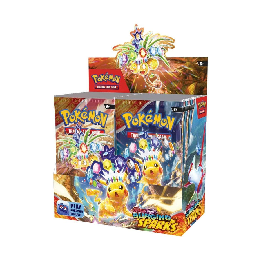 scarlet and violet pokemon booster box Amazon.com: Pokmon TCG: Scarlet & Violet Booster Display Box (36 Packs) : Toys & Games