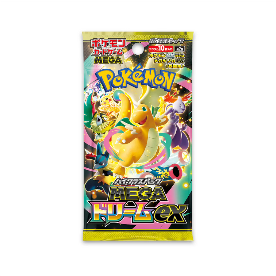 Pokemon TCG Mega Dream EX M2A - Mega Series - Booster Pack Japanese (1 Booster Pack)