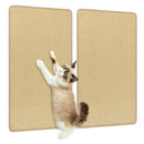 2 Piece Cat Scratcher Mat Set 32 x 20 Inch Natural Sisal Pads