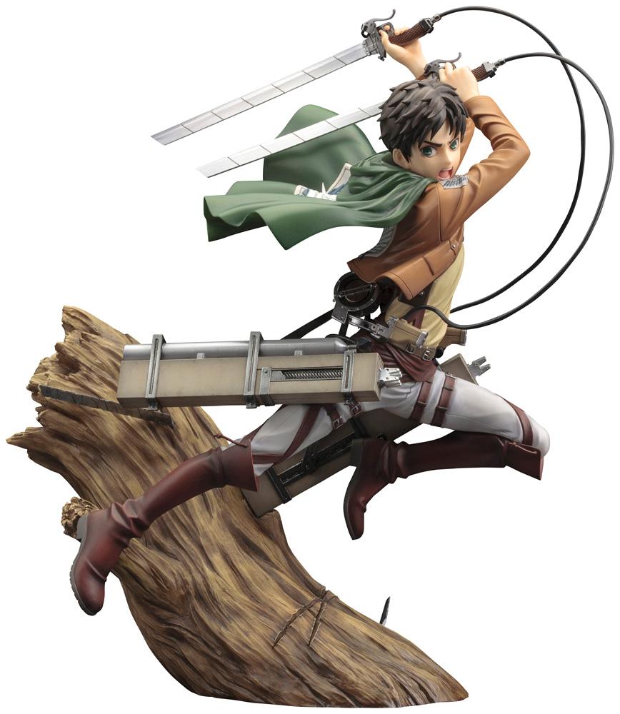 KOTOBUKIYA ARTFX J: Attack on Titan - Eren Yeager Renewal Package Ver. 1/7 Scale Figure