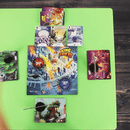 Space Cats Riding Donuts Board Game Mat