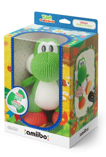 Mega Yarn Yoshi Amiibo: Yoshi's Wooly World Series (Nintendo Switch)