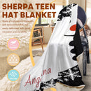 Personalized Snowman Hooded Blanket | Custom Name Gift