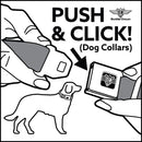 Dog Collar FLJ-THE FLASH Charge - THE FLASH Super Charged Running Pose