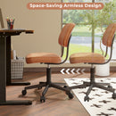 PU Leather Adjustable Office Chair Swivel Task Chair with Backrest