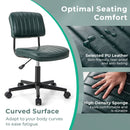 PU Leather Adjustable Office Chair Swivel Task Chair with Backrest