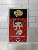 Betty Boop & Pudgy (Black & White) (Red Dress)