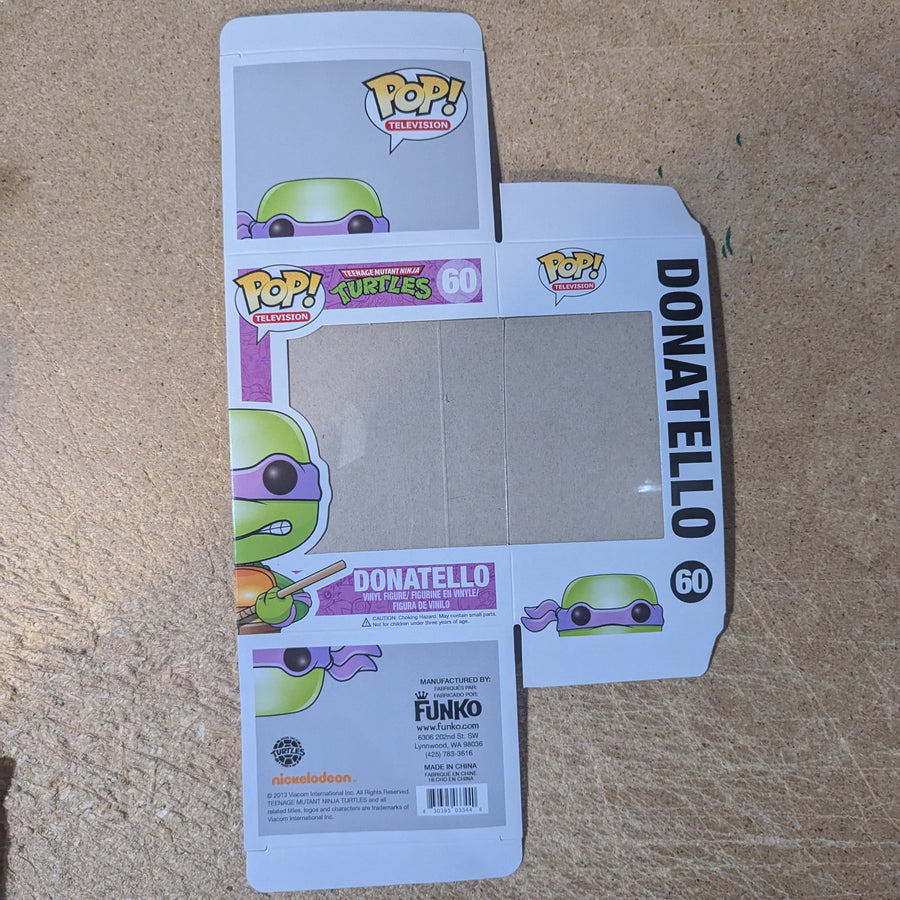 *REPLACEMENT BOX* Pop! Television: Teenage Mutant Ninja Turtles TMNT - Donatello #60