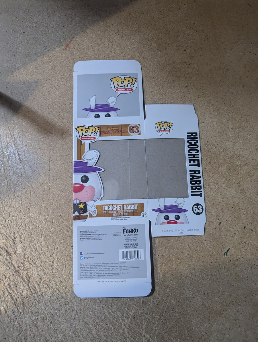 *REPLACEMENT BOX* Pop! Animation: Hanna-Barbera's Ricochet Rabbit - Ricochet Rabbit #63