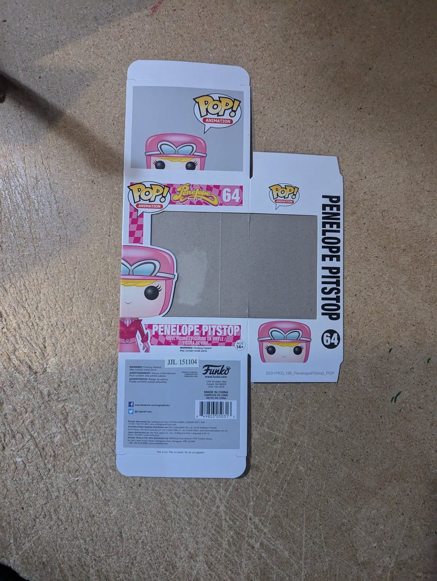 *REPLACEMENT BOX* Pop! Animation: Penelope Pitstop #64