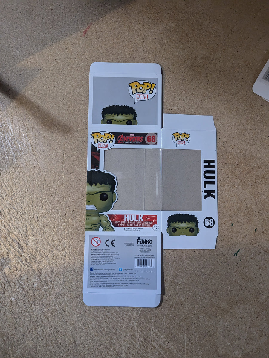 *REPLACEMENT BOX* Pop! Marvel: Avengers Age of Ultron - Hulk #68