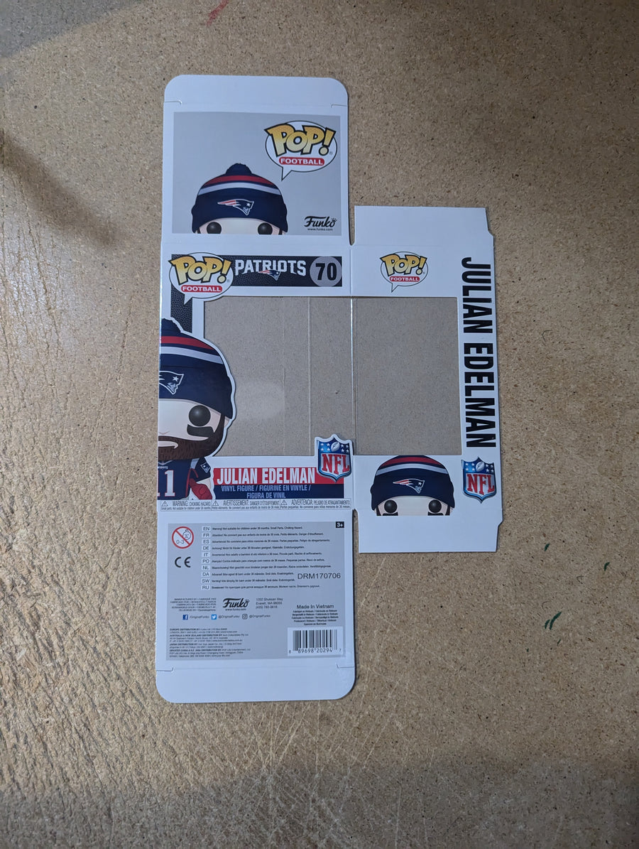 *REPLACEMENT BOX* Pop! Football: New England Patriots - Julian Edelman #70