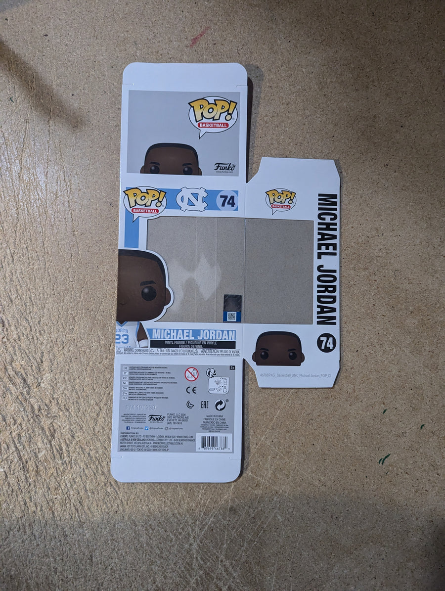 *REPLACEMENT BOX* Pop! Basketball: UNC - Michael Jordan #74