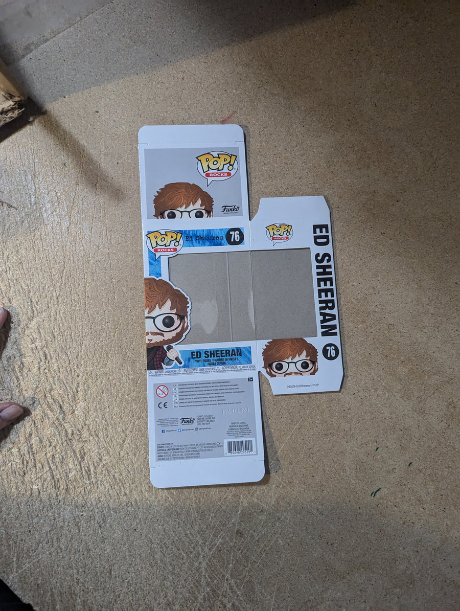 *REPLACEMENT BOX* Pop! Rocks: Ed Sheeran #76