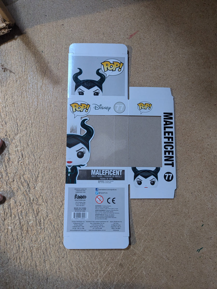 *REPLACEMENT BOX* Pop! Vinyl: Disney - Maleficent #77